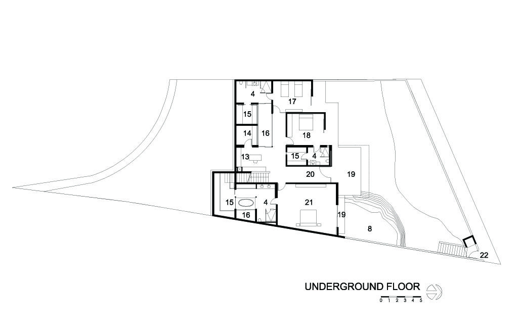 Cubo House Underground Floor