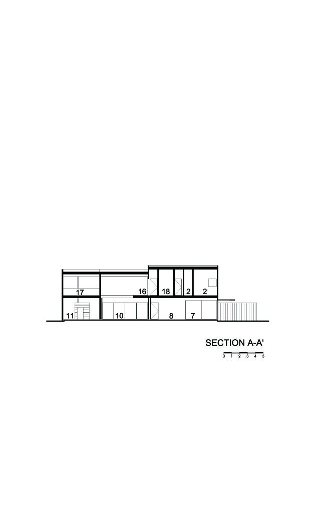 E House Section A-A'