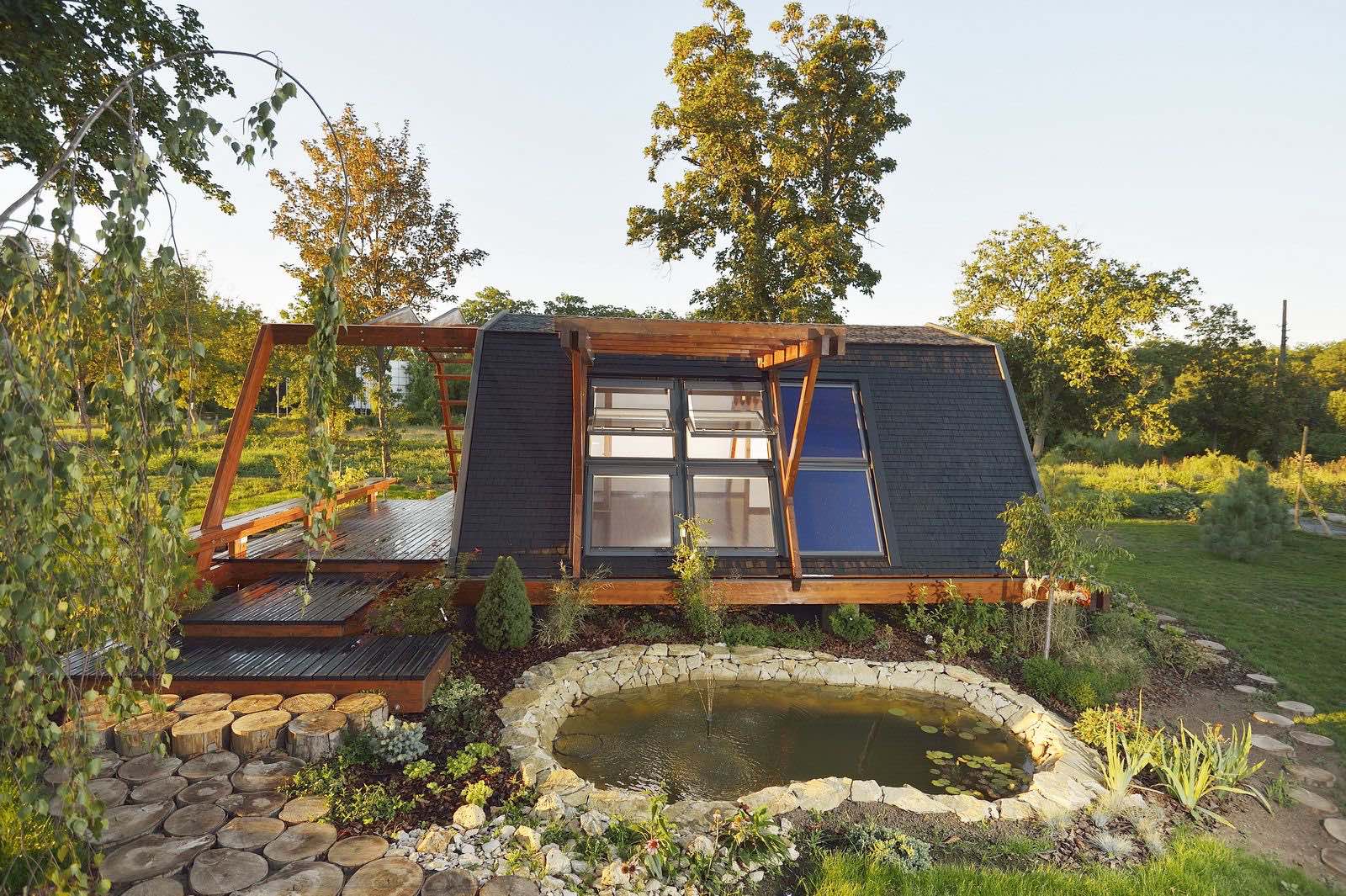 Soleta zeroenergy sustainable wooden house ecologic home dwell fachwerk prefab homes ANSONIA 29