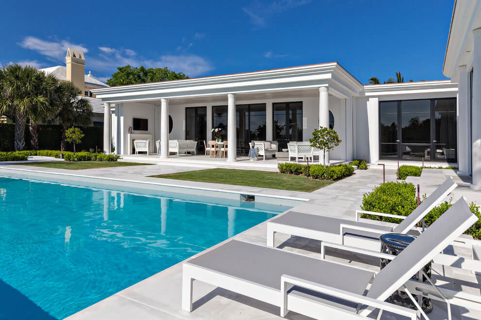 Contemporary White Estate in Palm Beach Keating Moore-04