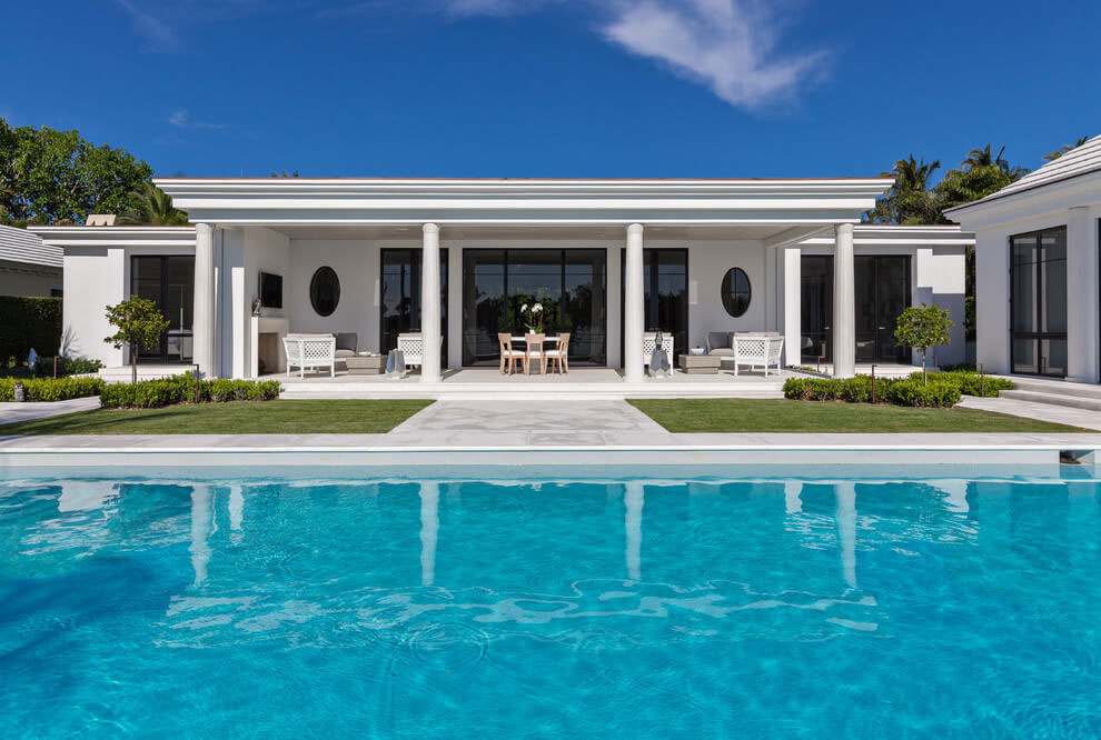 Contemporary White Estate in Palm Beach Keating Moore-05