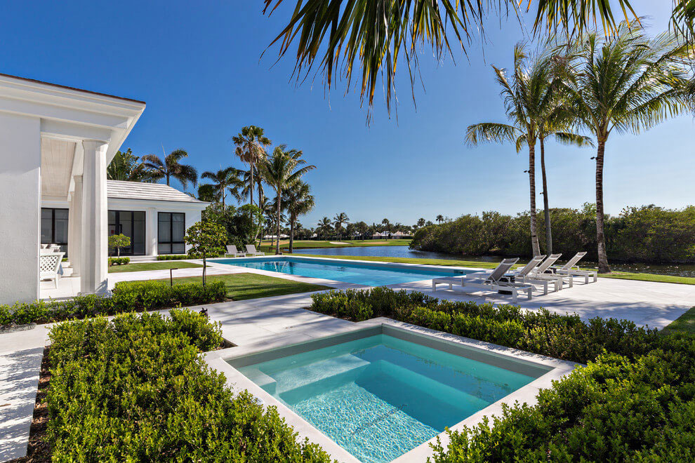 Contemporary White Estate in Palm Beach Keating Moore-06