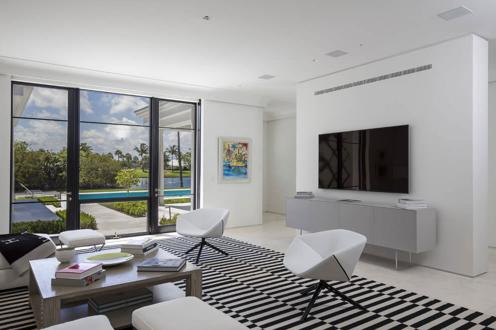 Contemporary White Estate in Palm Beach Keating Moore-12