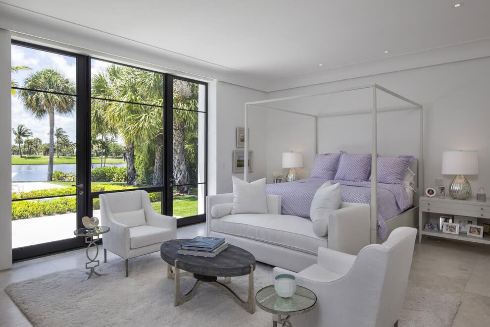 Contemporary White Estate in Palm Beach Keating Moore-18