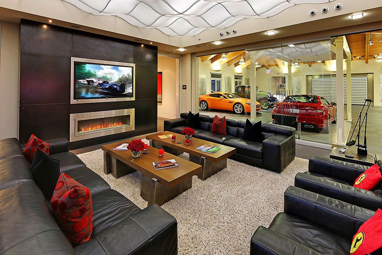 Modern Home Design Seen from a Fancy Car Addicted who has a 16-car garage-05