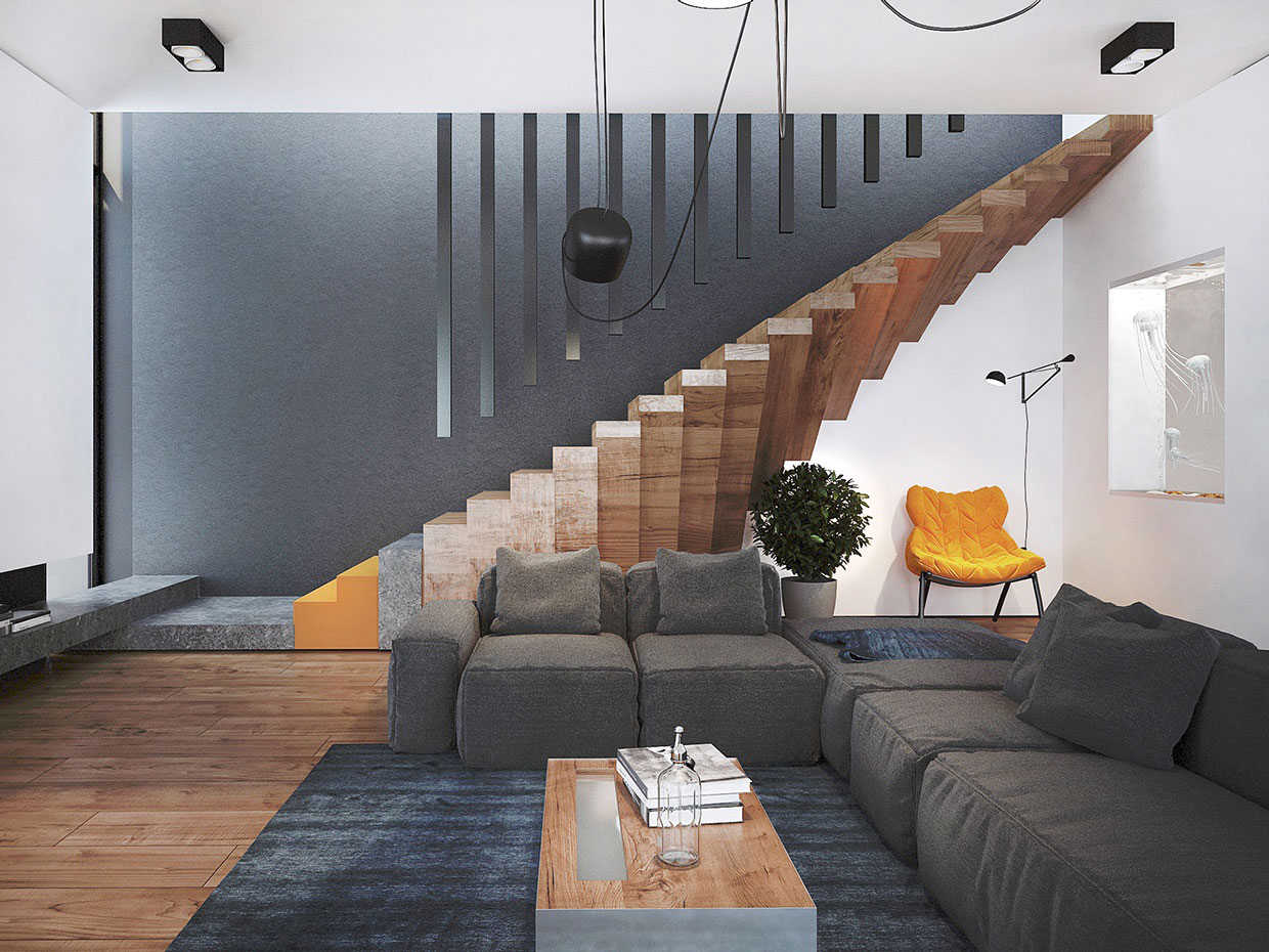 Colourful Chic Contemporary Home Visualized by Pavel Voytov-02