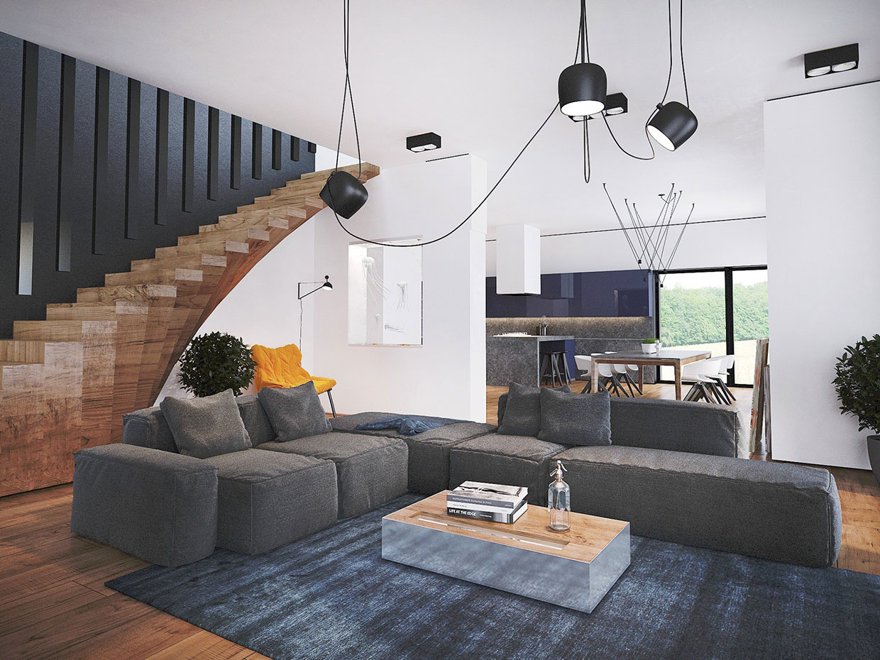 Colourful Chic Contemporary Home Visualized by Pavel Voytov-03