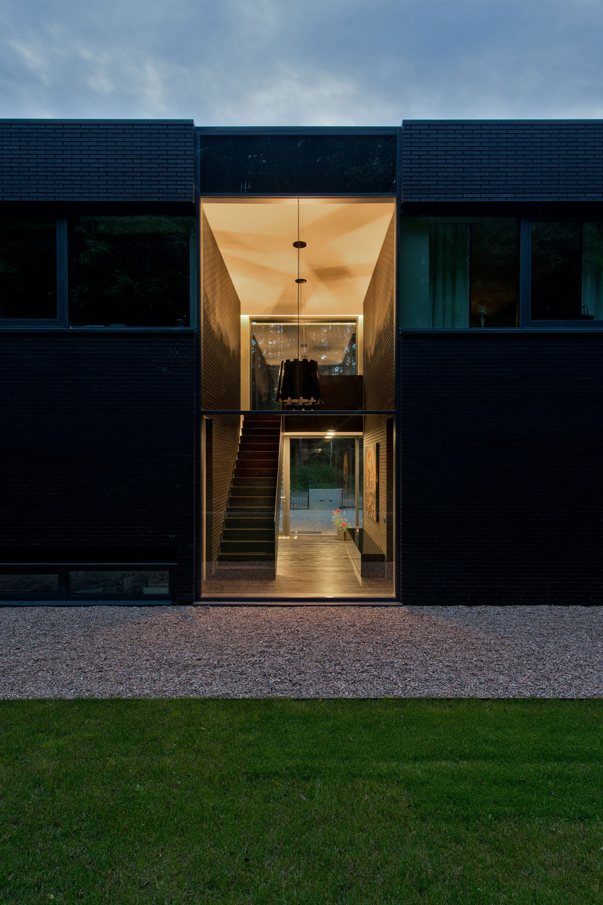 Black Boxed Family House in Minsk by Architectural Bureau G. Natkevicius & Partners-05
