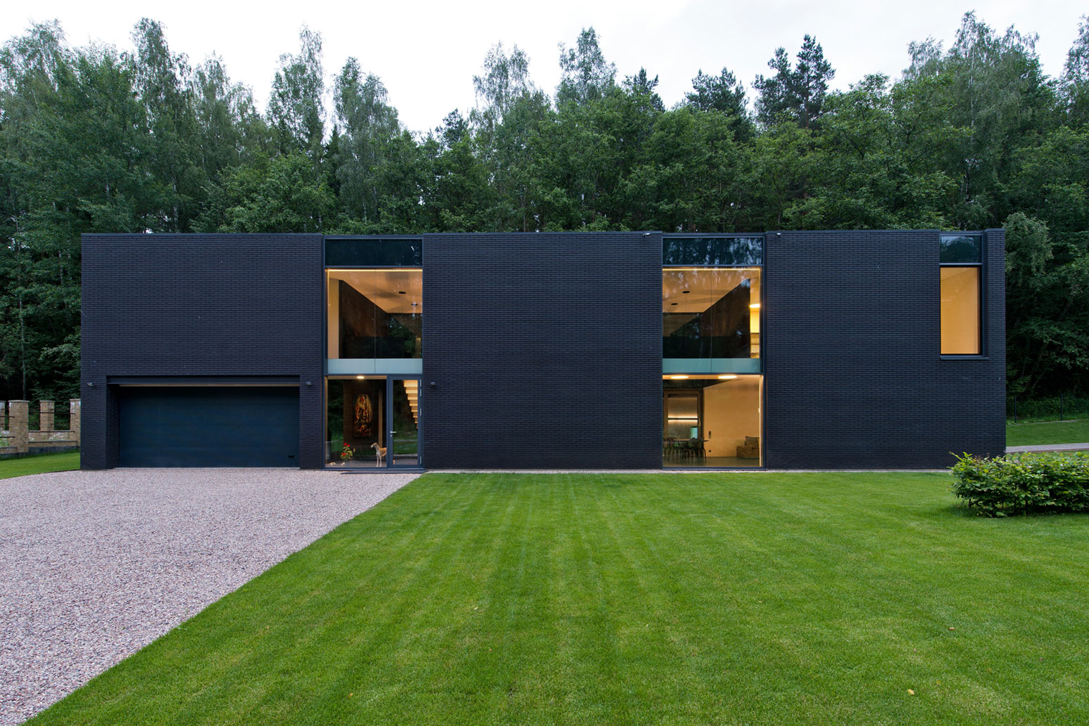 Black Boxed Family House in Minsk by Architectural Bureau G. Natkevicius & Partners-10