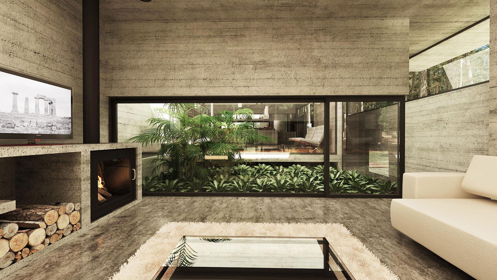 Concrete Forrest House in Costa Esmeralda by Besonias Almeida Arquitectos09
