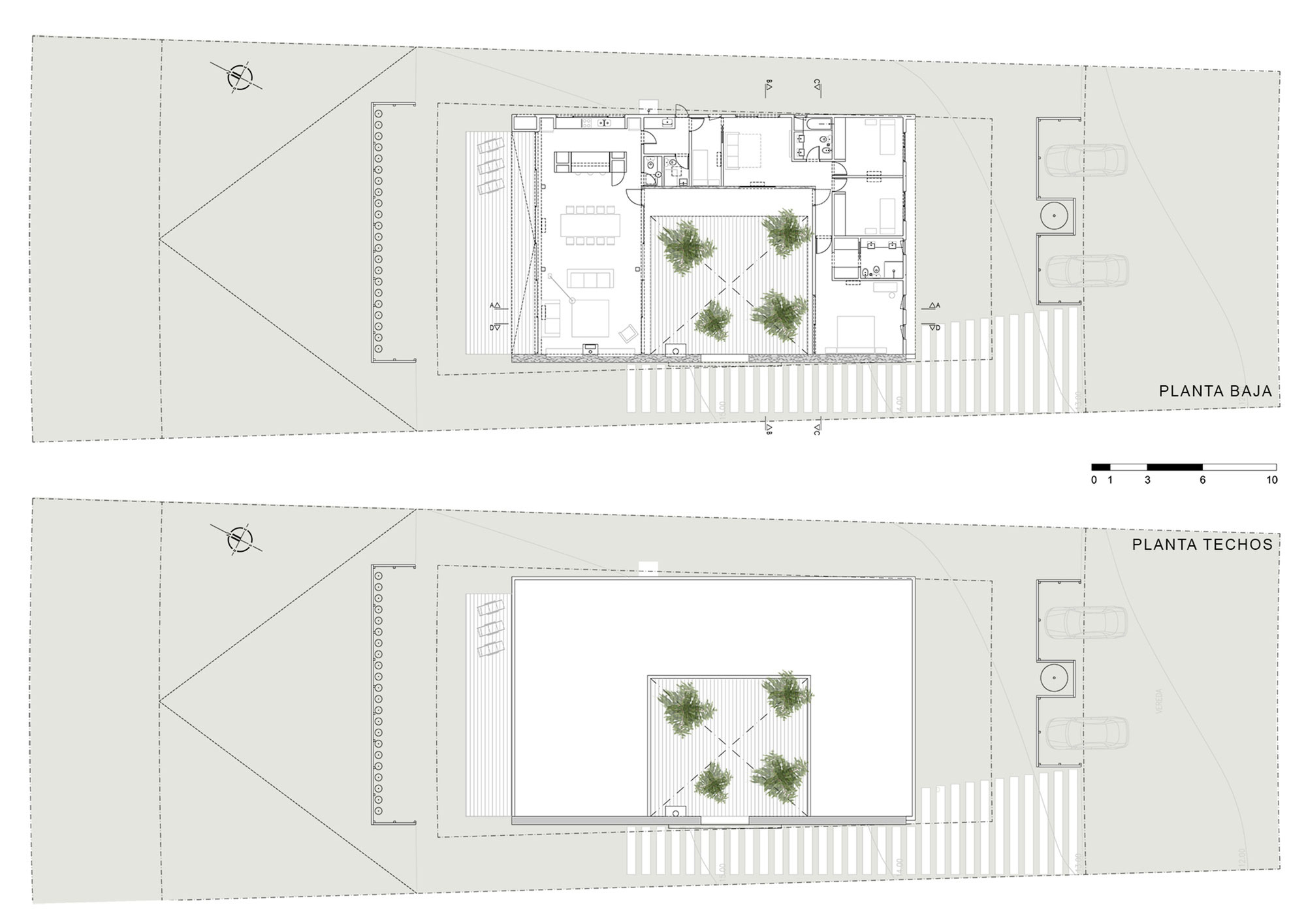 El Patio Courtyard House plan