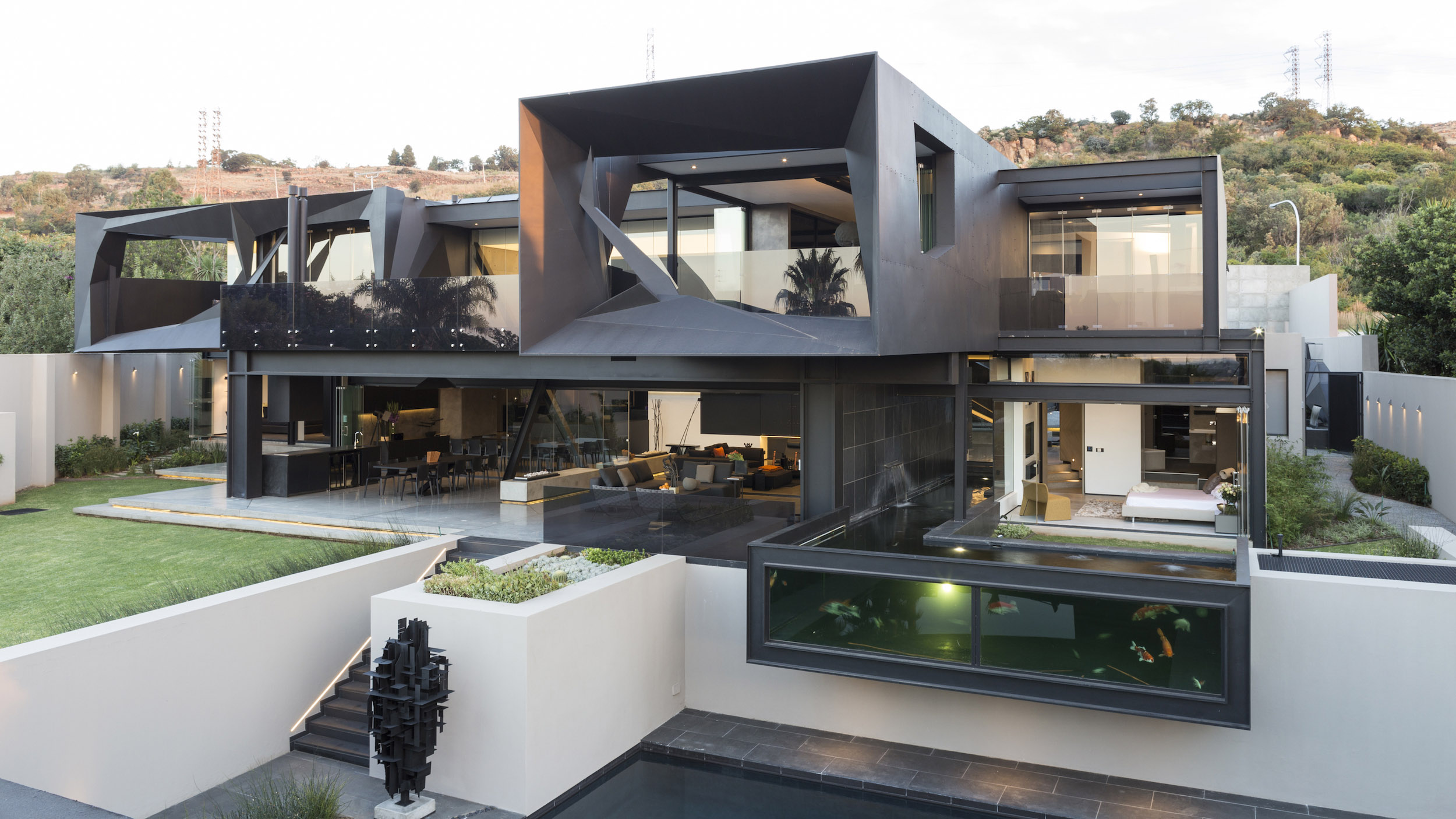 Kloof Road Masterpiece House in Johannesburg by Nico van der Meulen Architects-07