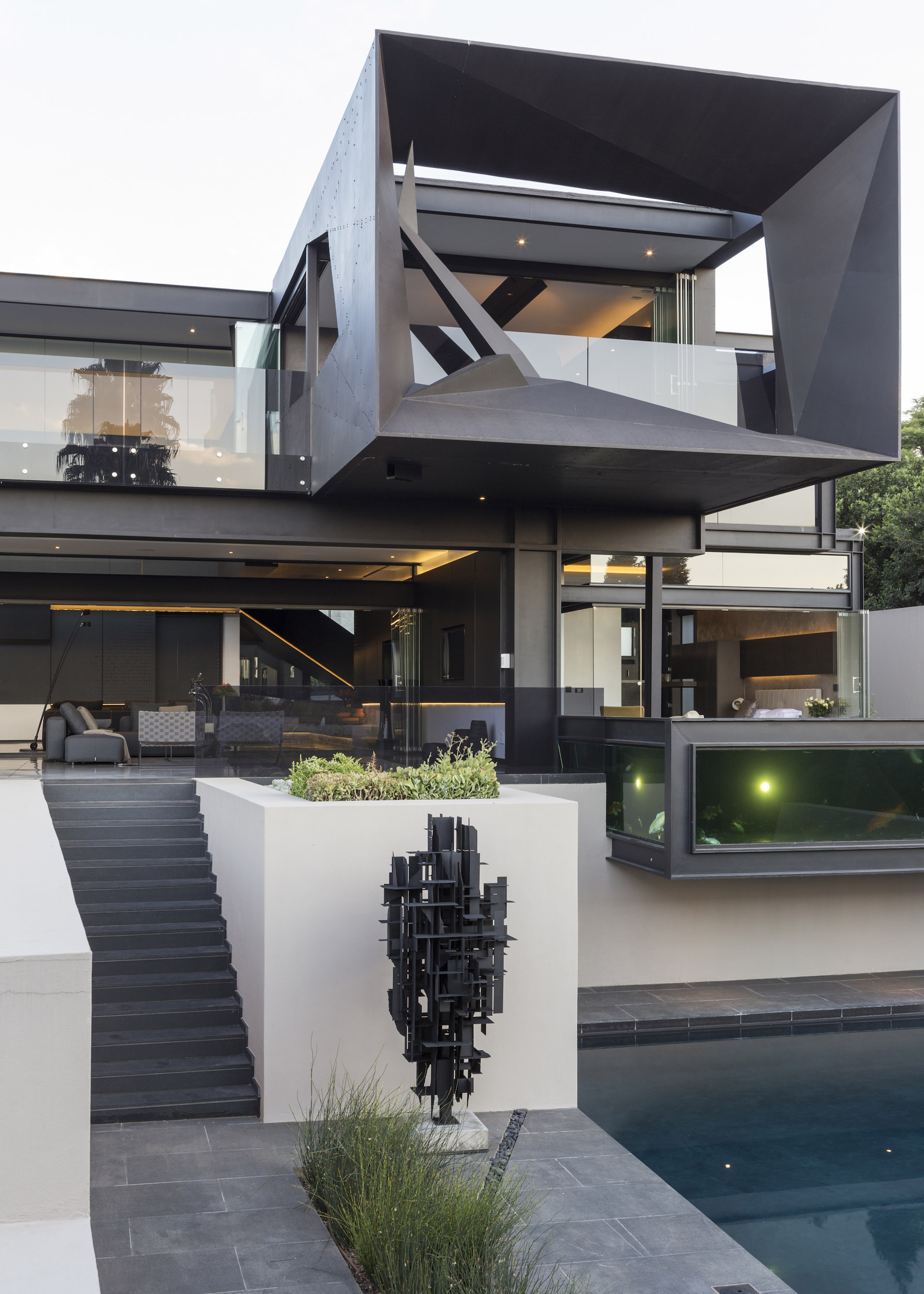 Kloof Road Masterpiece House in Johannesburg by Nico van der Meulen Architects-13