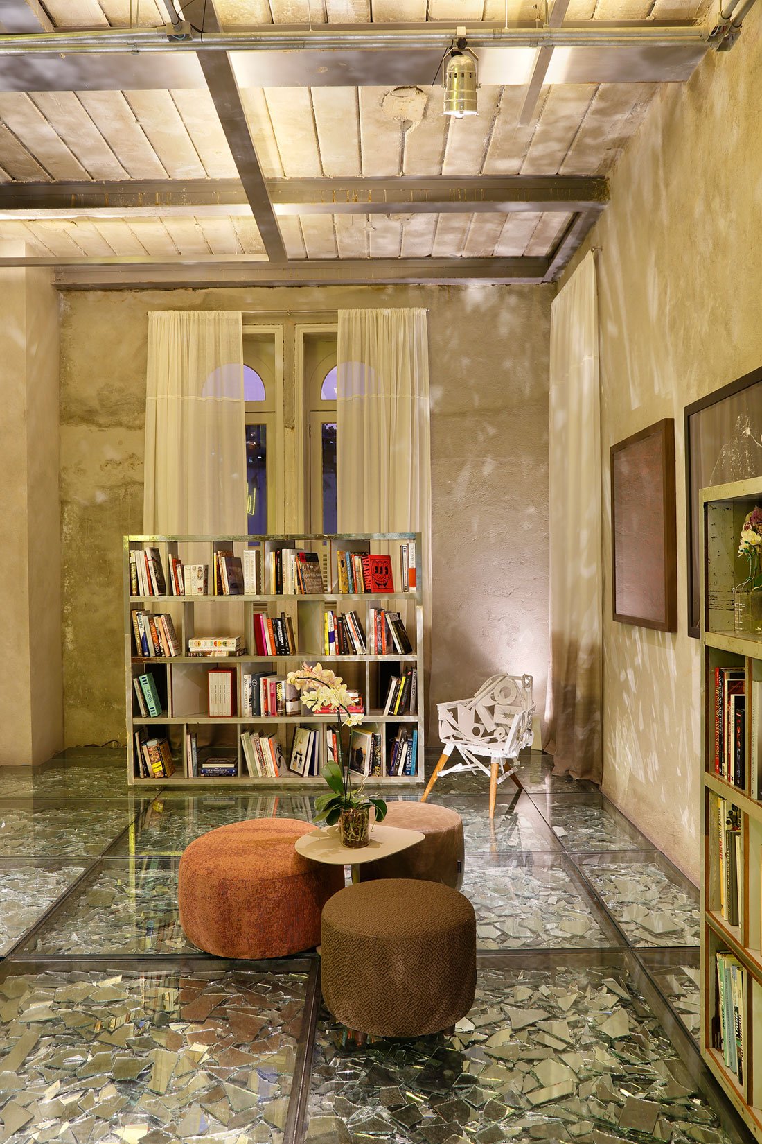 Stylish and Eclectic Design with Broken Glass Floor of Lab LZ for Casa Cor Rio 2015 by Giselle Taranto Architecture-31