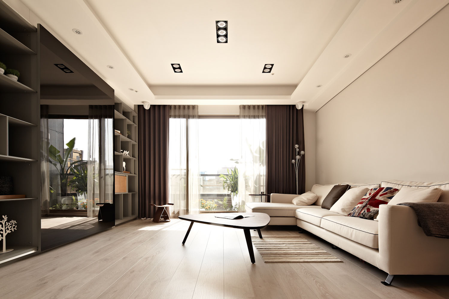 Sun from the West Coast Contemporary Apartment in Taipei by Alfonso Ideas-01