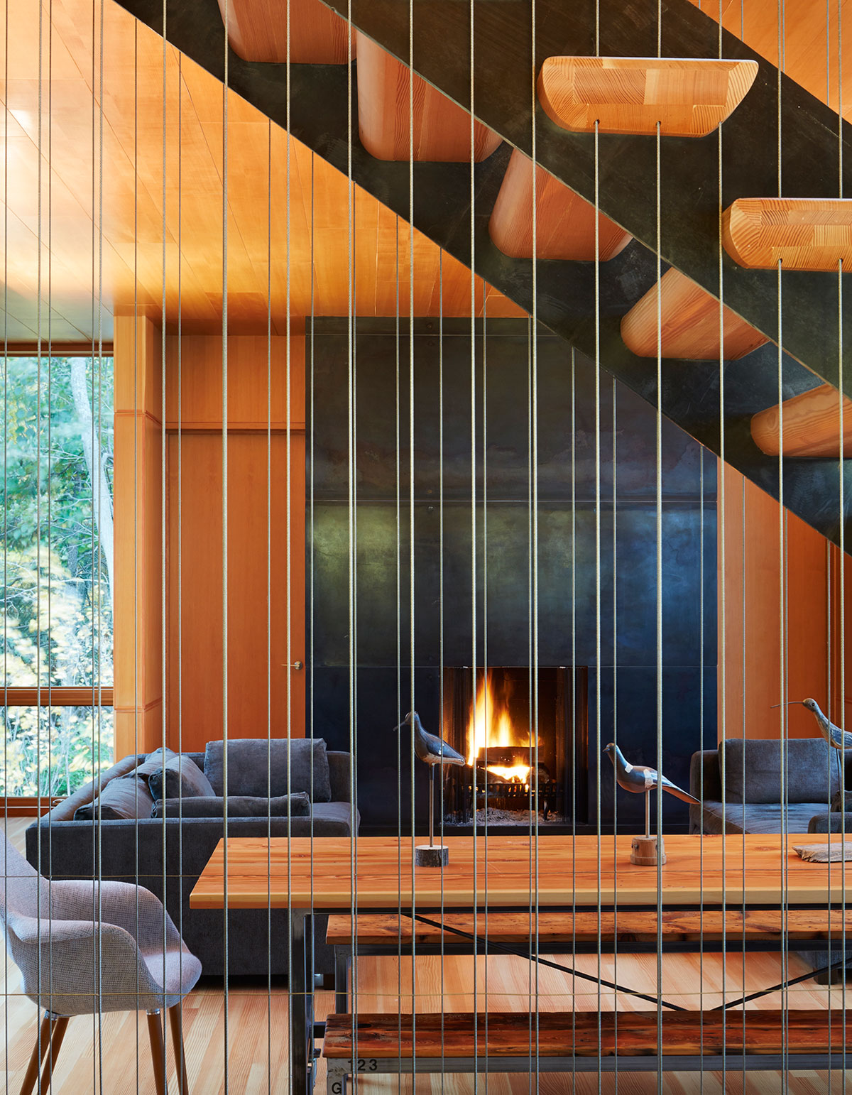 Tranquility and Simplicity Core Elements of Suns End Retreat in Harbert Michigan by Wheeler Kearns Architects-15