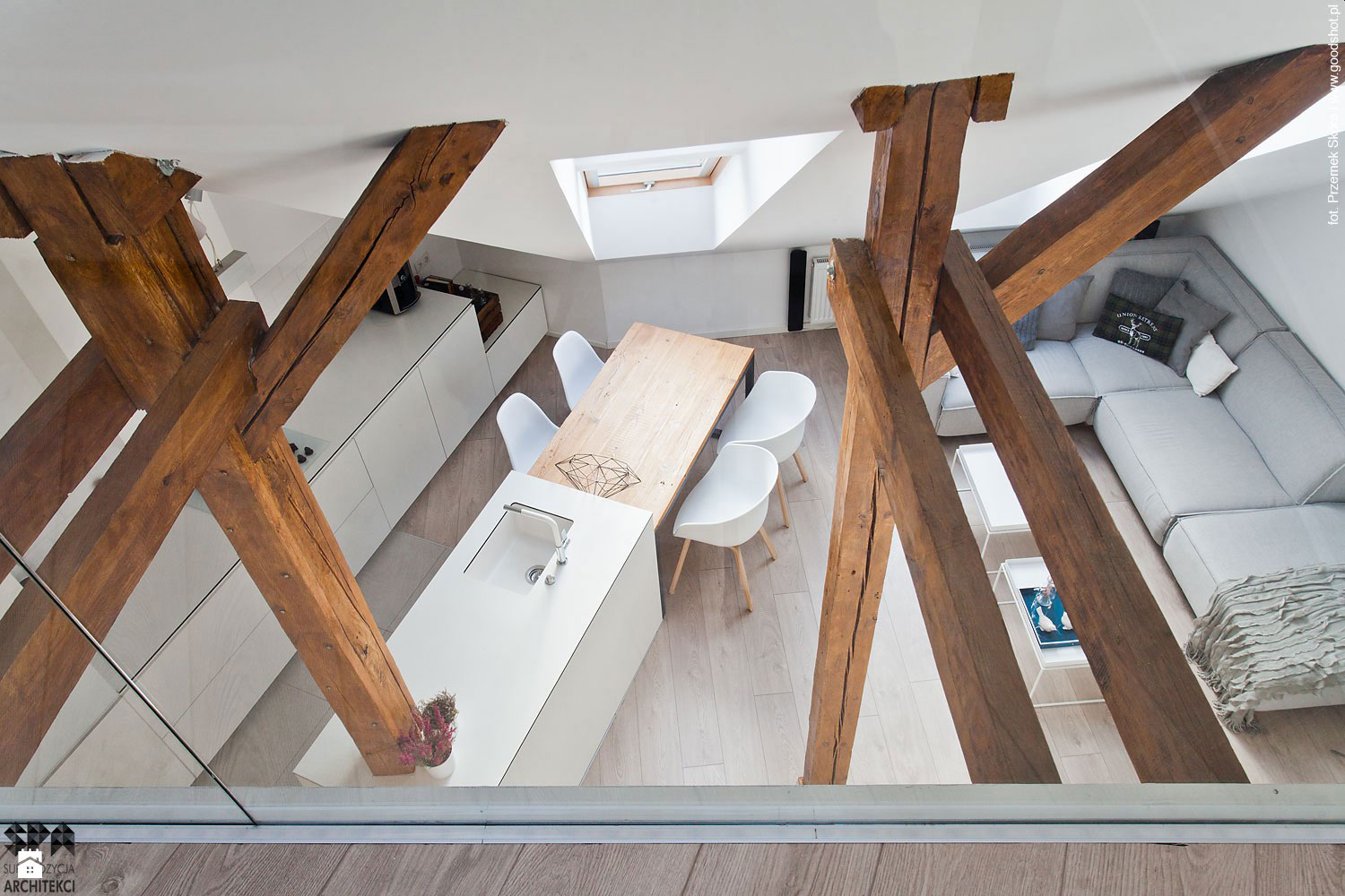 Attic Interior Design of an Apartment in Gliwice by Superpozycja Architekci-02