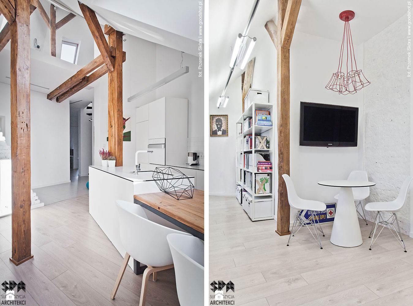 Attic Interior Design of an Apartment in Gliwice by Superpozycja Architekci-06