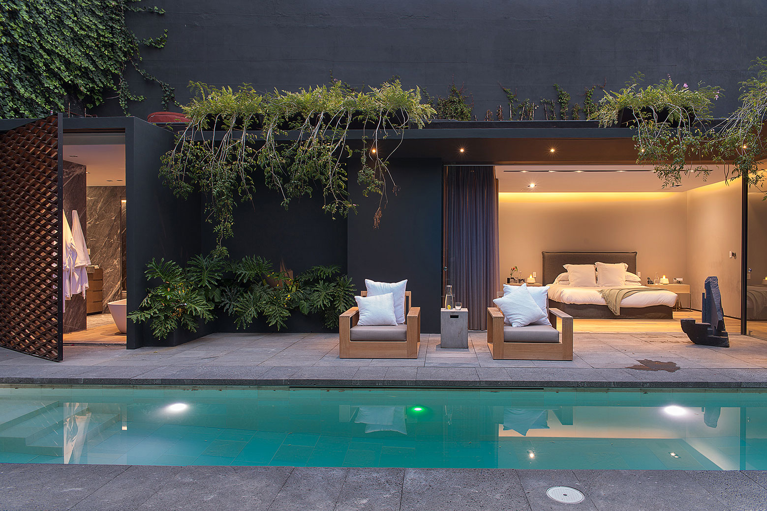 Modern Barrancas House in Mexico City by EZEQUIELFARCA architecture and design-20
