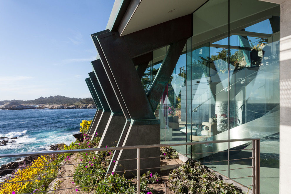 Modern Configuration of Carmel Highlands Residence With Awesome Sea Views by Eric Miller Architects-08