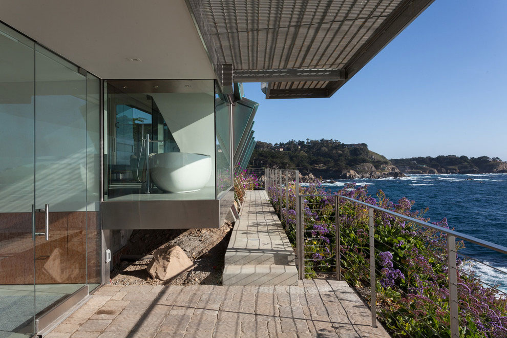 Modern Configuration of Carmel Highlands Residence With Awesome Sea Views by Eric Miller Architects-09