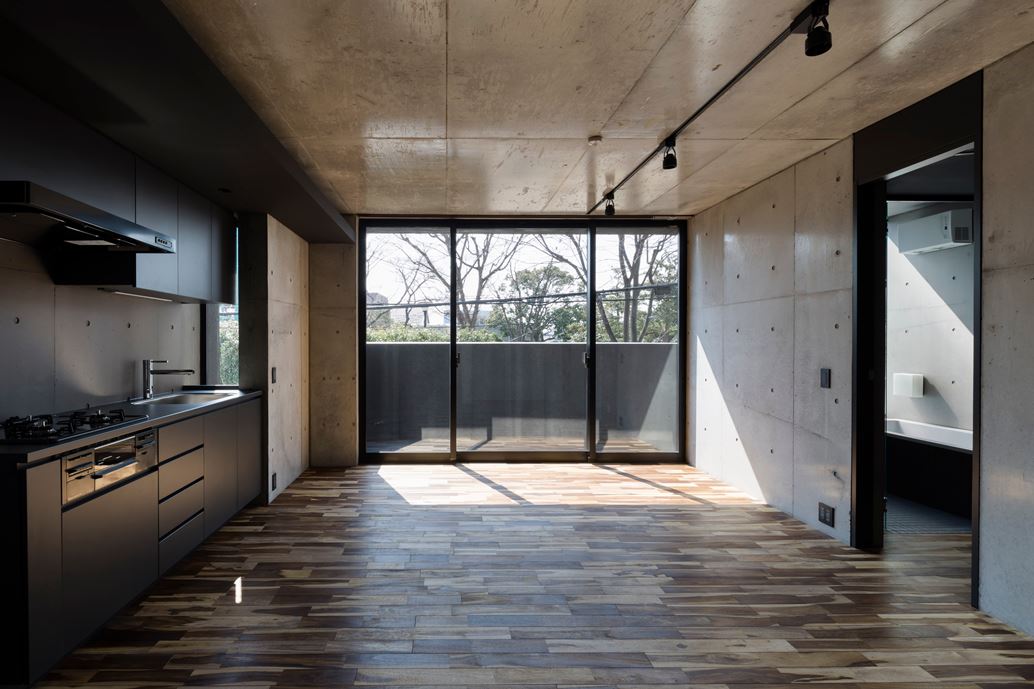 OKM 4 story building designed for a private residence and apartment in Tokyo by Artechnic-04