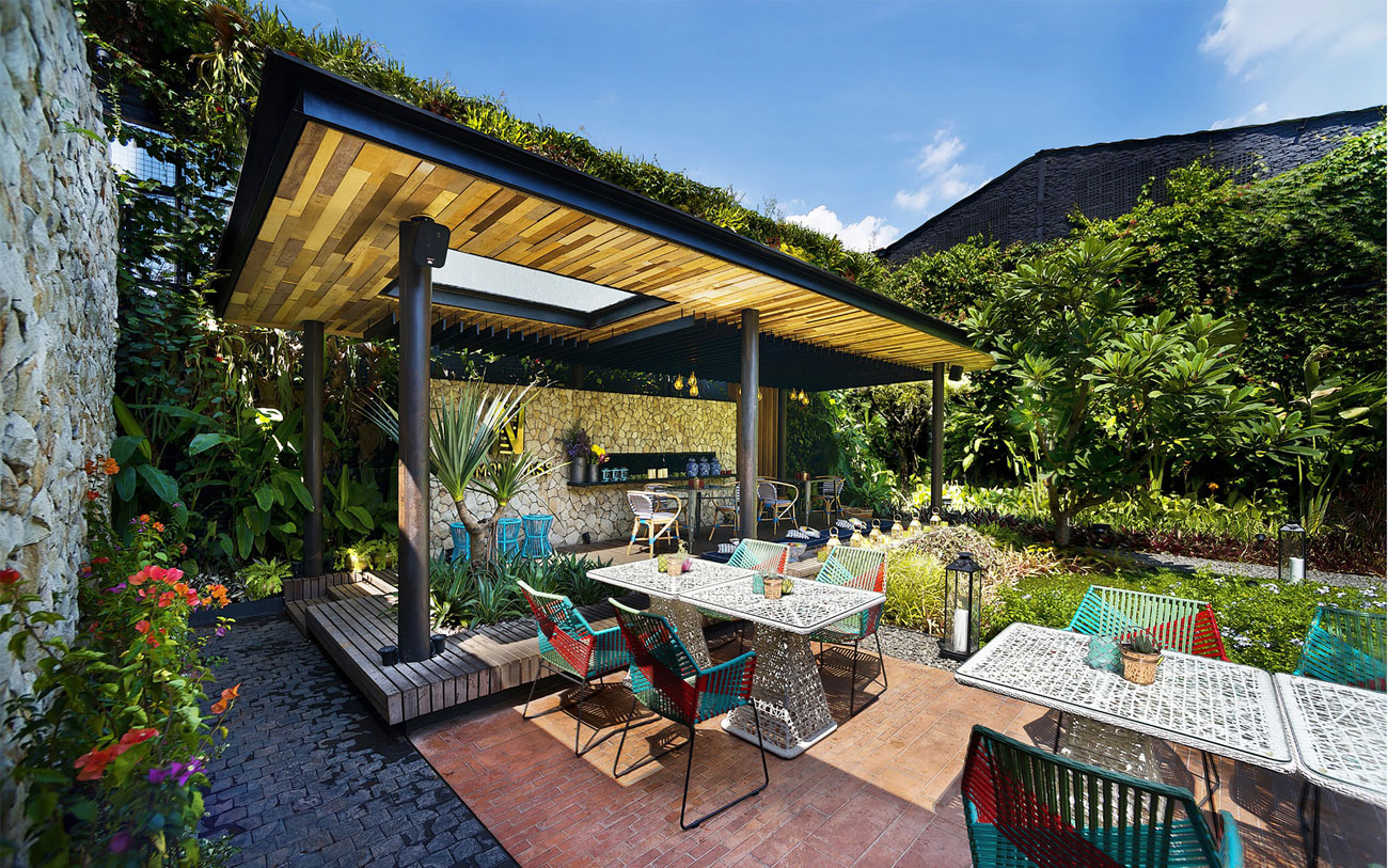 Stylish Tropical Paradise Theme of Lemongrass Restaurant Designed by Einstein & Associates-07