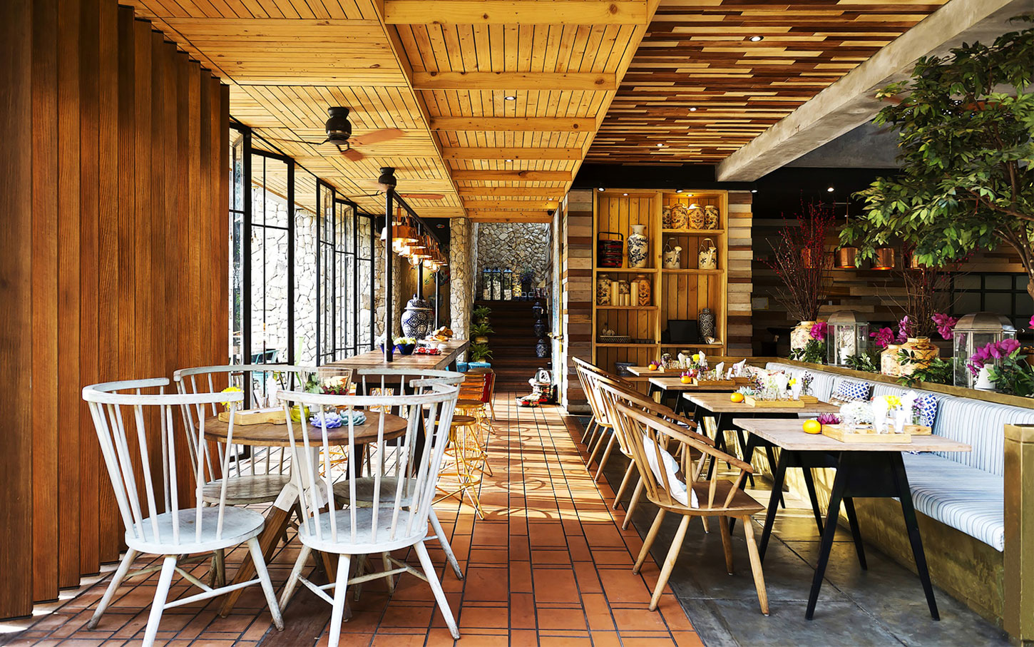 Stylish Tropical Paradise Theme of Lemongrass Restaurant Designed by Einstein & Associates-16