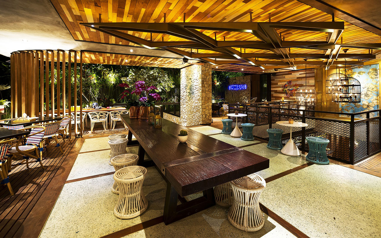 Stylish Tropical Paradise Theme of Lemongrass Restaurant Designed by Einstein & Associates-18