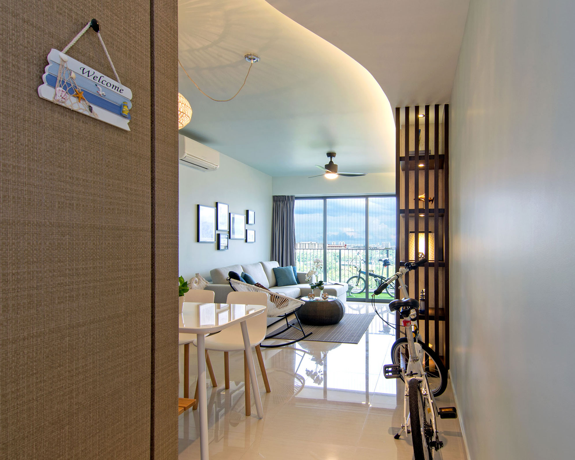 Beach house urban apartment in Singapore by Vievva Designers-02
