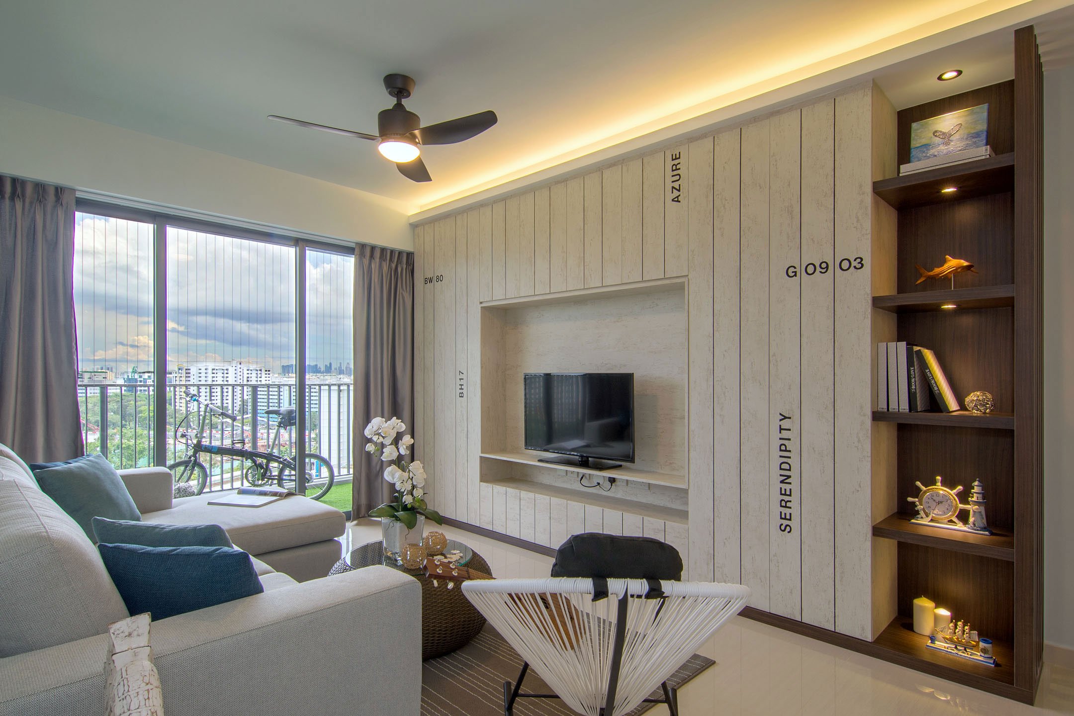 Beach house urban apartment in Singapore by Vievva Designers-05