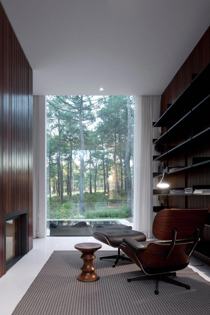 contemporary-residence-located-hexagonal-plot-dense-pine-forest-14