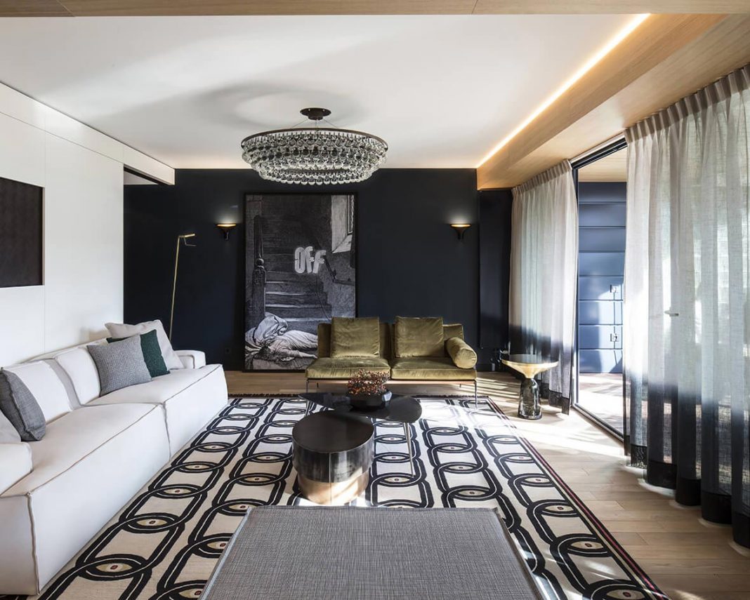 Claude Cartier Studio design a stylish apartment in the French city of Lyon ...1068 x 855