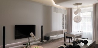 Multilevel Contemporary Apartment by WCH Studio