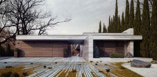 Horizontal House by 81.WAW.PL and rendered by graphic designer Michal Nowak