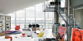 Contemporary Roger's Steel Glass Penthouse in London