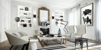 Stylish Apartment in Saint Germain by Ando Studio