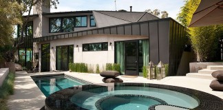 Contemporary Home meets Traditional accents on Sunset Strip