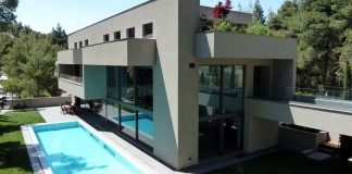 Modern House in Dionysos by Nikos Koukourakis & Associates
