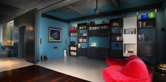 Turin Bachelor’s Loft Interior by MG2 Architetture