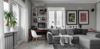 Compact Bachelor Haven in Moscow by M2 Project