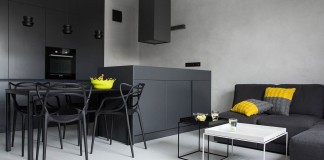 Concrete Concept Apartment by Kasia Orwat