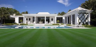 Contemporary White Estate in Palm Beach by Keating Moore