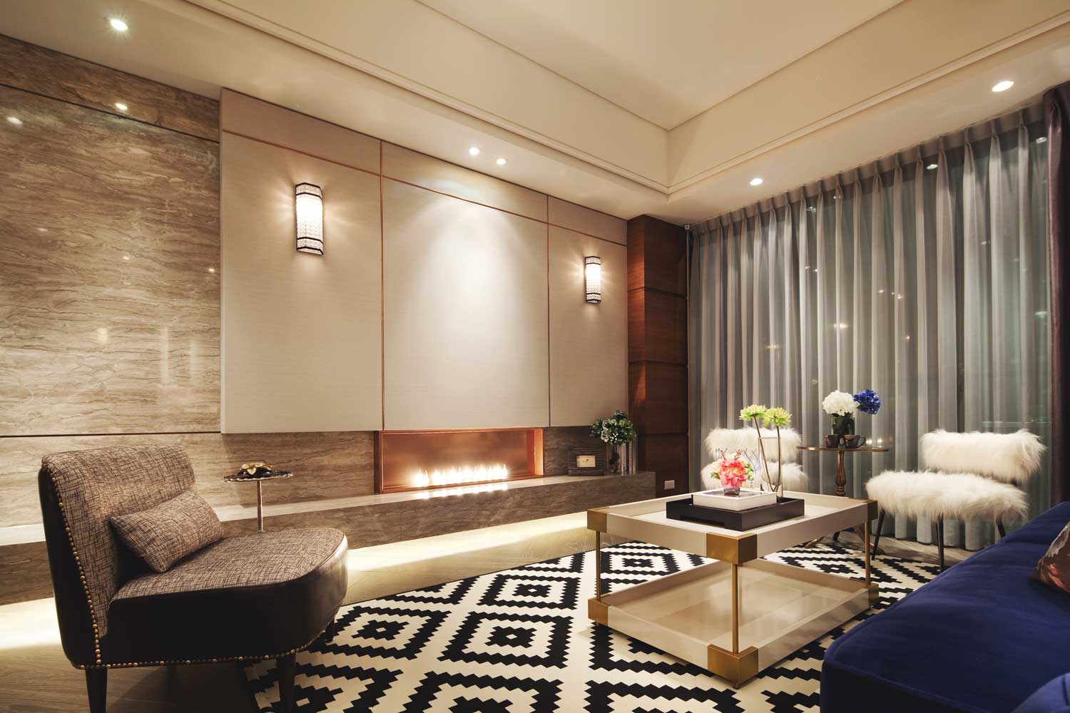 Luxury Small Apartment in Taipei by Studio Oj - CAANdesign 