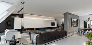 Ultramodern Dusseldorf Penthouse Design by Ando Studio