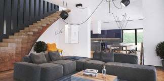 Colourful Chic Contemporary Home Visualised by Pavel Voytov