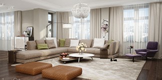Elegant Kiev Apartment Visualized by Irena Poliakova