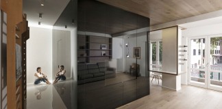 The Cube Apartment in Rome by Noses Architects