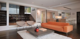 Modern Hollywood Hills Residence with Secret Roof Garden by Griffin Enright Architects