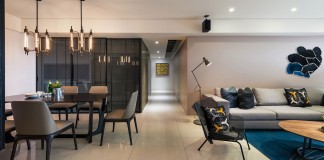 Stylish Element Apartment in Taiwan by White Interior Design